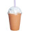 Pahare transparente din plastic de 450 ml cu capace tip cupolă – 100 seturi 5