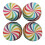 100 stk. farverige perlemorsforme til cupcakes 2