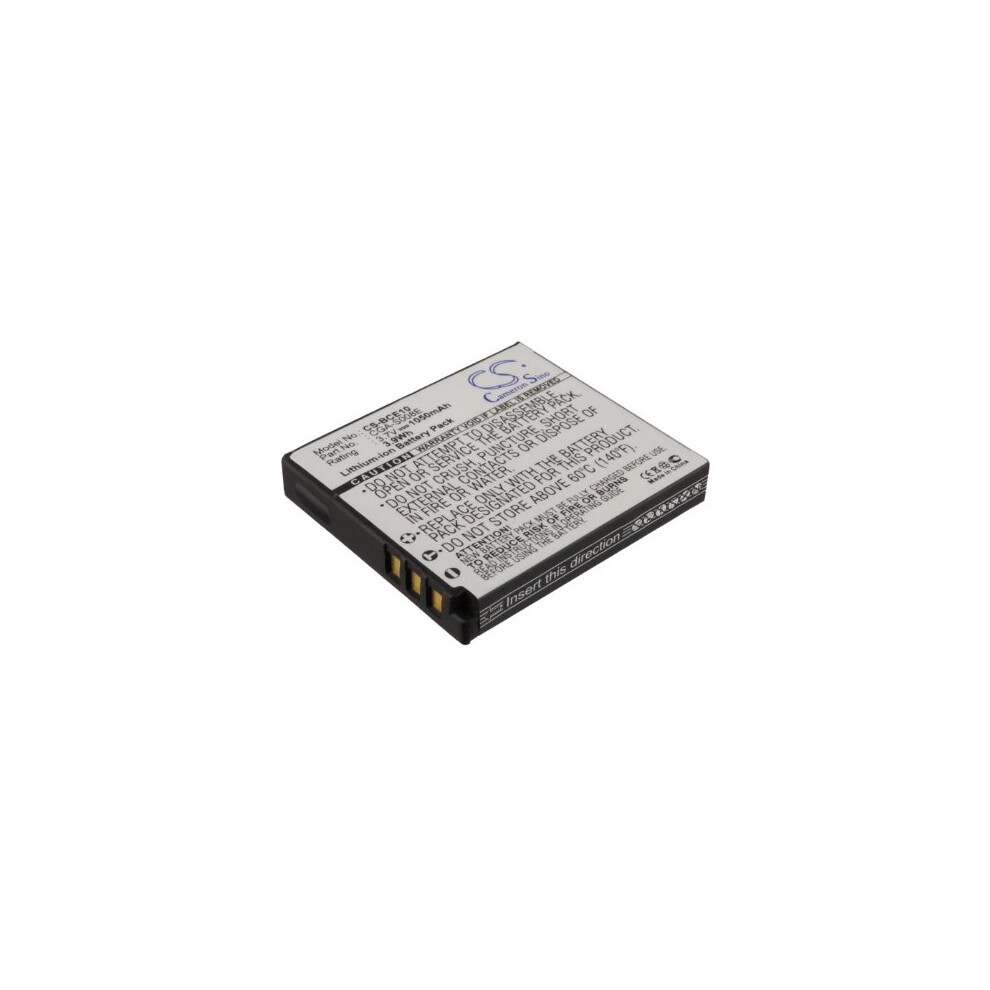 Dmwbce10 Battery 3.7V 1050Mah Liion Replacement For Panasonic Lumix Dmcfx35 Rpbp70l Vwvbj10 9310869820116