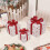 Conjunto de 3 caixas de presente de Natal com luzes LED 4