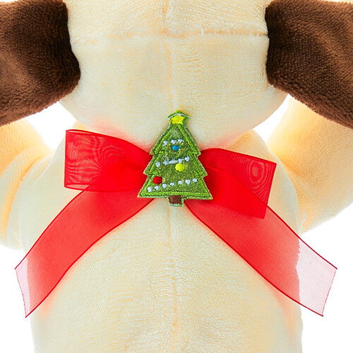 Puppy plush brown and tan 1 piece 2