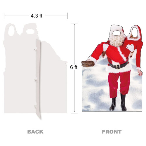 Life-Size Santa Cardboard Cutout Standee 2