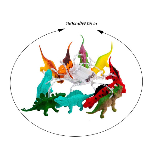 LED Dinosaur Lyskæde – Batteridrevet, 1,5m eller 2m 2
