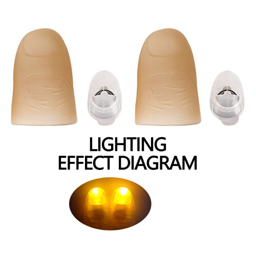 LED-fingerlysringe til børn – Festgavesæt med 2 stk. 2