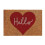 Πατάκι εισόδου Herrnalise LoveHeart Linen Checker, αντιολισθητικό από καουτσούκ, 5