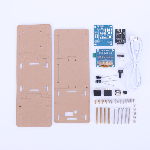 Kit ceas meteo ESP8266Mini cu afișaj OLED 1