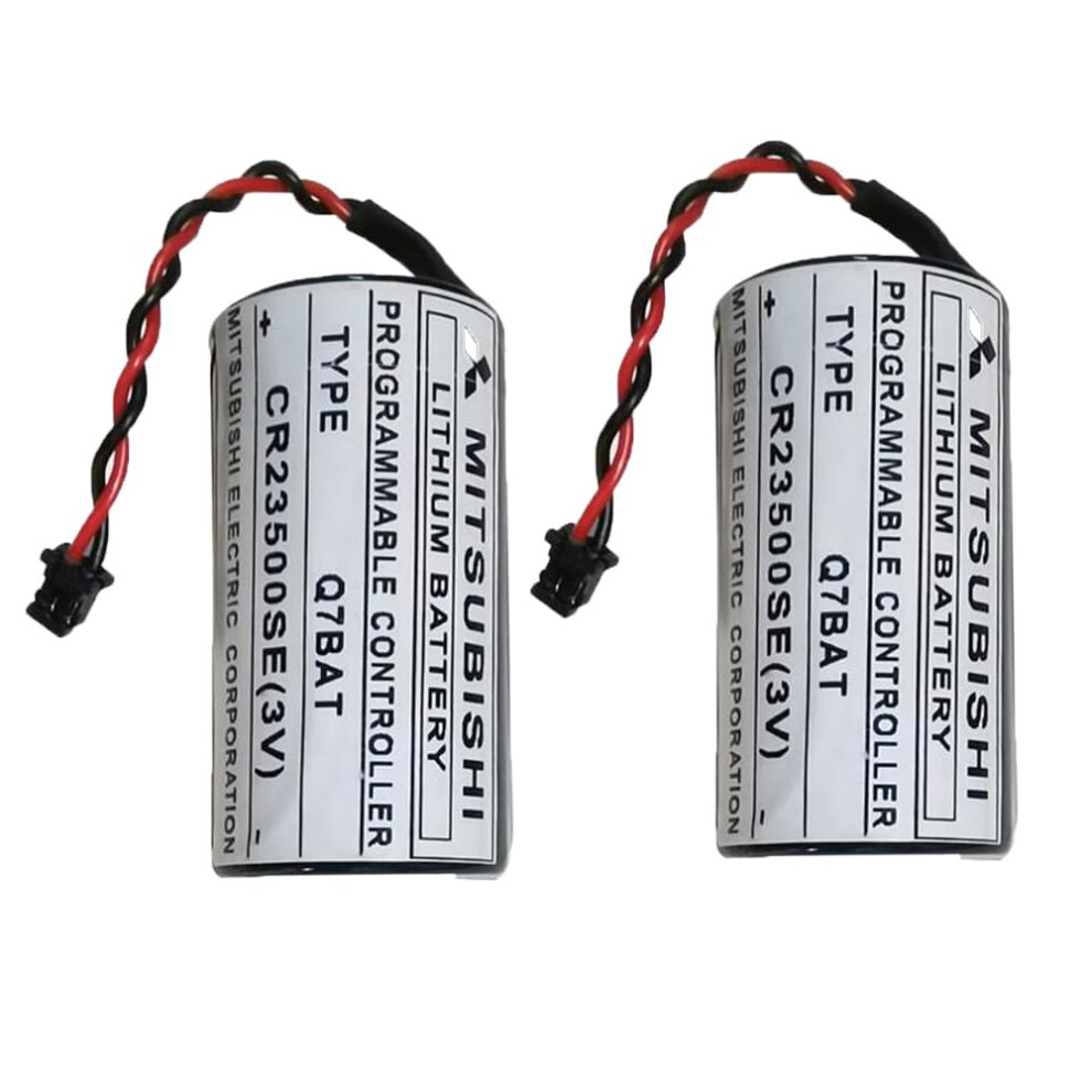 2Pack Cr23500se Q7bat 3V 6000Mah Plc Backup Battery For Fanuc Cnc With Long Backup Duration 9330225815549