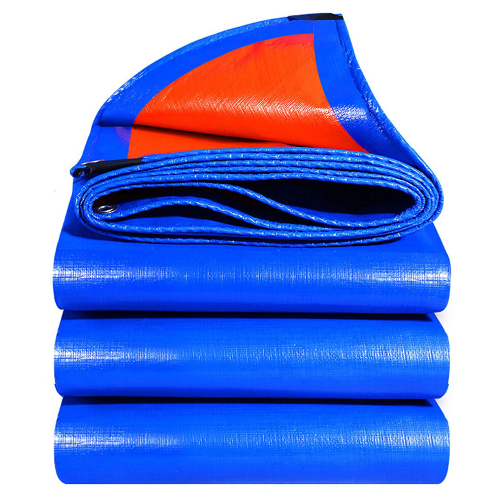 Heavy Duty Waterproof Poly Tarp 4X15m With Uv Protection, Reinforced Stitching And RustâResistant Grommets For Camping, Trucks And Boats Blue 9330225795421