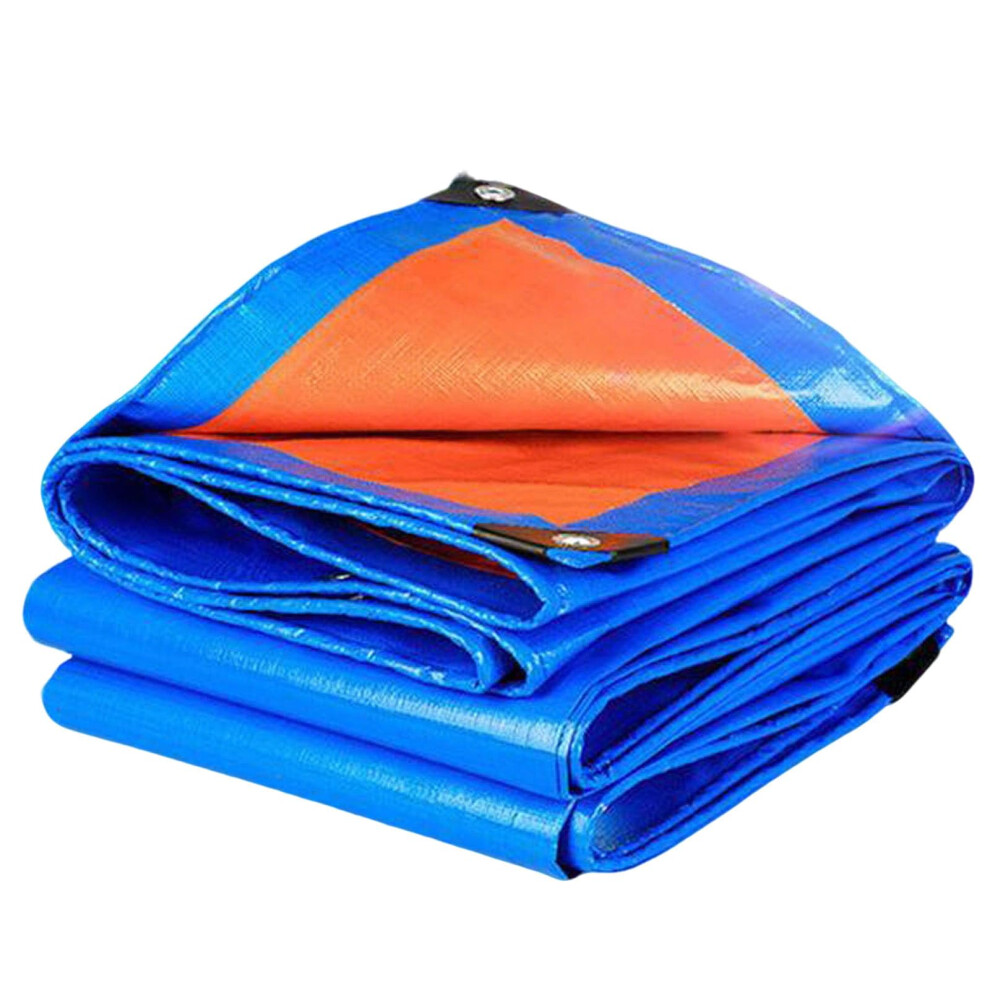 Blue Heavy Duty Waterproof Tarp 10X20m Polyethylene Tarpaulin With RustâResistant Grommets For Outdoor Camping And Construction 9330225795650