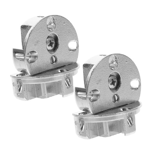 2pcs Hidden Soft Close Cabinet Hinges Satin Nickel Easy Installation for Kitchen Cabinets