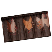 Le rideau textile en lin polyvalent-70 60cm Marron foncé