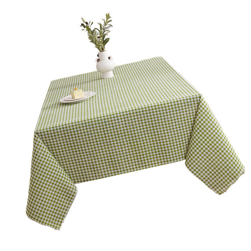 Elegante Plaids Designs Tischdecke Polyester-150 100 cm Grün