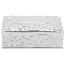 Schmuck-Organizer im Vintage-Stil aus Metall mit-Silber