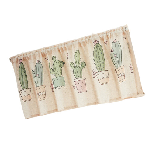 Couverture de porte en lin multifonctionnelle,-cactus 100 60cm