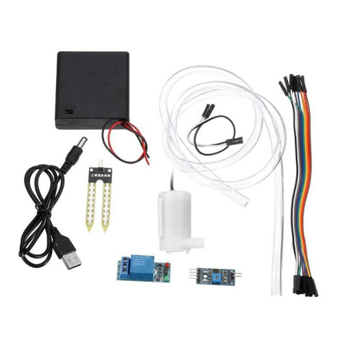 4Set Automatic Irrigation DIY Kit Water Pump Soil Moisture Detection Garden Drip Watering Watering Irrigation System 2