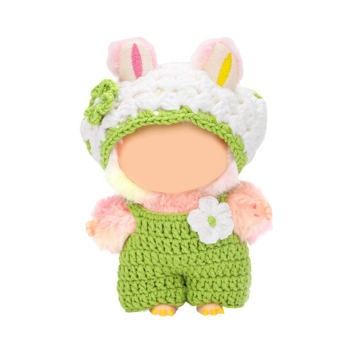 Ensemble de vêtements de poupée au Crochet-Combinaisons vertes