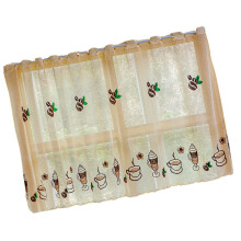 Rideau court en Polyester, pour ferme, café, traitements-100 55