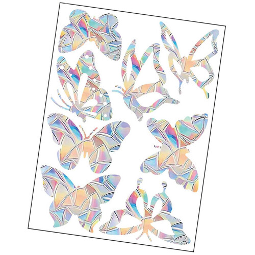 Autocollant de fenêtre Anti-Collision, prismes,-Papillon