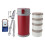 Leak Proof Stainless Steel Meal Preparation Container- Red 1