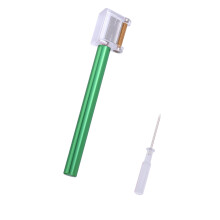 Stylo de finition de bordure en cuir, outil de rouleau de-Vert