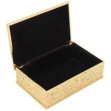 Klassische Vintage-Schmuck-Organizer-Box mit schnell-Gold