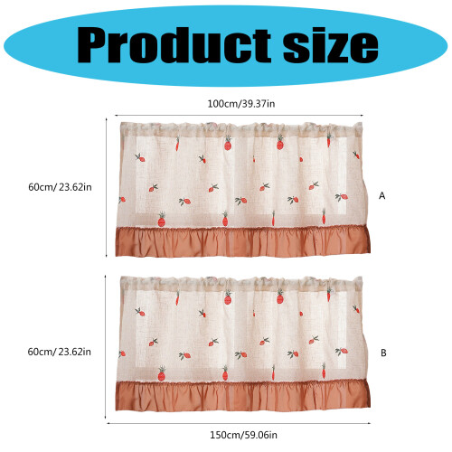 Housse de meuble rustique en forme de fraises,-cactus 100 60cm 2