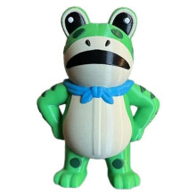 Figura di Rana Snodabile Stampata In 3D, Decorazione per Scrivania e Scaffale, Fantastico Regalo da Collezione