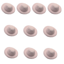 Petit chapeau fait à la main de 5.8cm, 10 pièces, chapeau-Rose