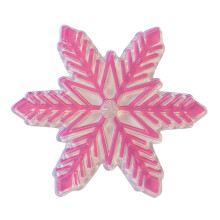 Tapis de Snowboard DIY en Forme de Flocon de Neige pour L'Hiver, Neige, Glace, Ski, Snowboard, Rose