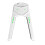 White Charging Grip JoyCon Controller Handle Stand for Switch OLED, Fast TypeC Charging, Ergonomic 2 in 1 Design 1