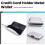 2X Aluminium Case Credit Card Holder Metal Wallet, One Size in Silver 5