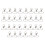 30 Pieces Twist Locks Lanyard Snap Hooks, Premium Keychain Clip Hook Snap Hook Clasp for Keychain Sewing Projects 2