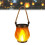 4X Flame Solar Lantern Magical Dancing Flames Outdoor Lights Solar Torch Lights Flickering Flames Hanging 6