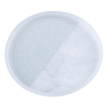 Divinazione DIY Pad Divinazione Disco Astrologia Bussola Stampo in Silicone (Rune Disc Small)