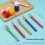 Reparatiegereedschap voor lederen randen Ergonomische grip-Rood 6