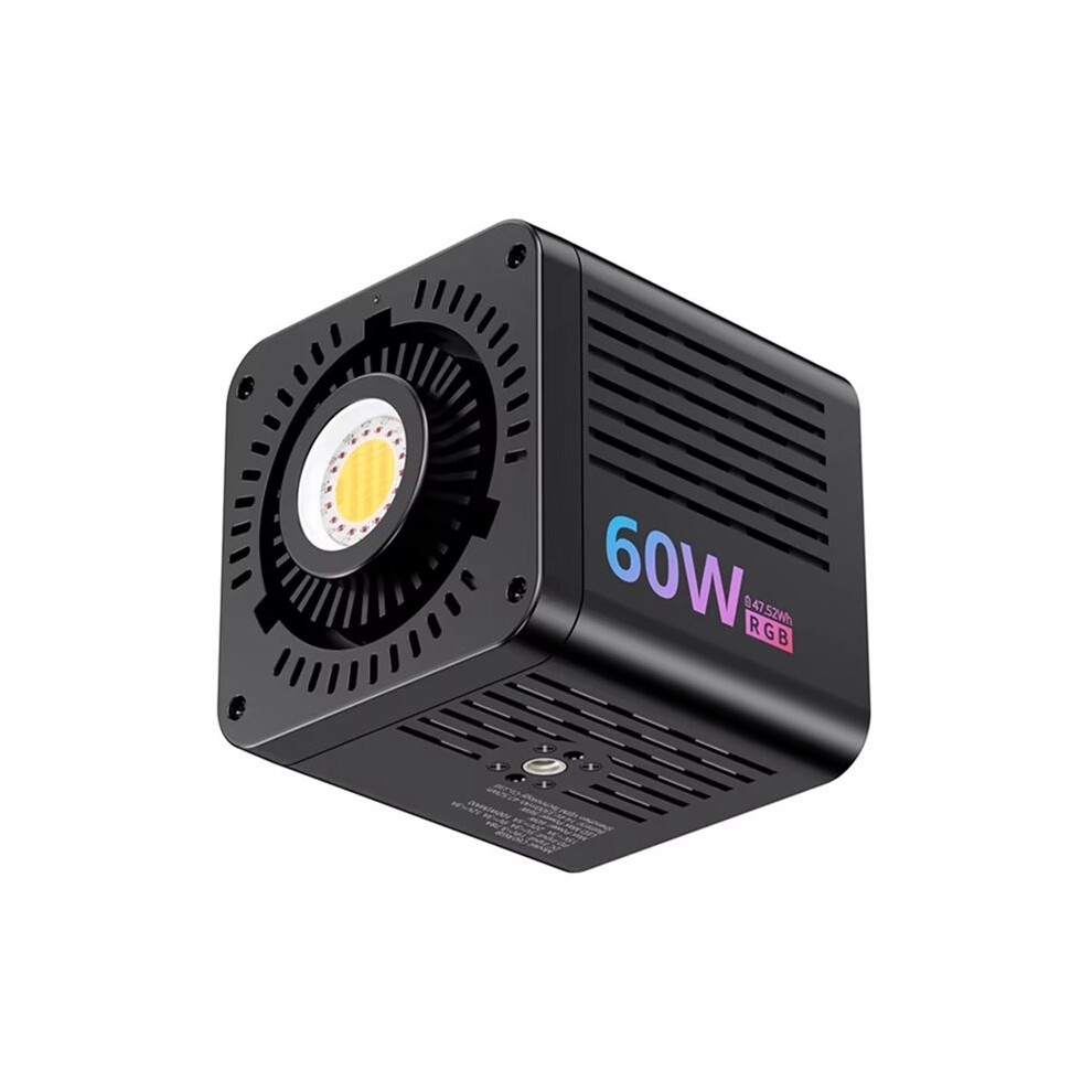 C60 Rgb 60W Rgb Cob Video Rgb Bi-Color Fill 2500-6500K Cob For Indoor/Outdoor Shot Bowens Mount Light 6031282567916