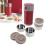 Leak Proof Stainless Steel Meal Preparation Container- Red 7