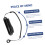 Stylus Pen Lanyard Set, AntiLoss Spring Rope with Base, Black Slim Design, 10pcs for Work and Study 2
