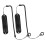 Stylus Pen Lanyard Set, AntiLoss Spring Rope with Base, Black Slim Design, 10pcs for Work and Study 3