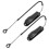 Stylus Pen Lanyard Set, AntiLoss Spring Rope with Base, Black Slim Design, 10pcs for Work and Study 4