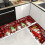 Christmas Kitchen Mat Set Flannel 2 or 3 pcs 2