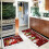 Christmas Kitchen Mat Set Flannel 2 or 3 pcs 3