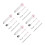 4Sets Pink Travel Utensil Set Fork Spoon Chopsticks Stainless Steel PP 2