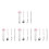 4Sets Pink Travel Utensil Set Fork Spoon Chopsticks Stainless Steel PP 4
