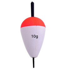 Flotteur de Pêche Amélioré Rouge et Blanc, Flotteur de Pêche en Mer, Flotteur 10g, Outils de Pêche en Mer