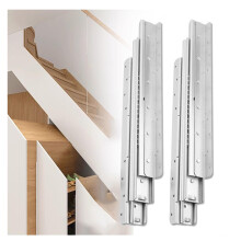 Heavy Duty Drawer Slides 800mm Full Extension Undermount 120kg Load Soft Close White for Cabinets
