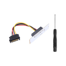 NGFF M.2 do Karty RozszerzająCej PCI-E 4X M2 Klucz M do Adaptera PCIe X4 Ze WskaźNikiem NapięCia LED dla ETH Bitcoin Miner Mining