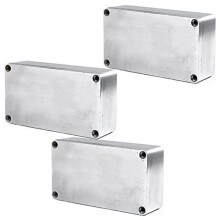 3 PièCes 1590B Style PéDale D'Effets de Guitare BoîTier de PéDale en Aluminium pour Kit de PéDale de Guitare Bricolage