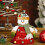 Christmas candy gift box with snowman elk design 3