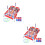 2Sets Interactive Bean Bag Toss Game Plastic Cloth for Kids Birthday 2
